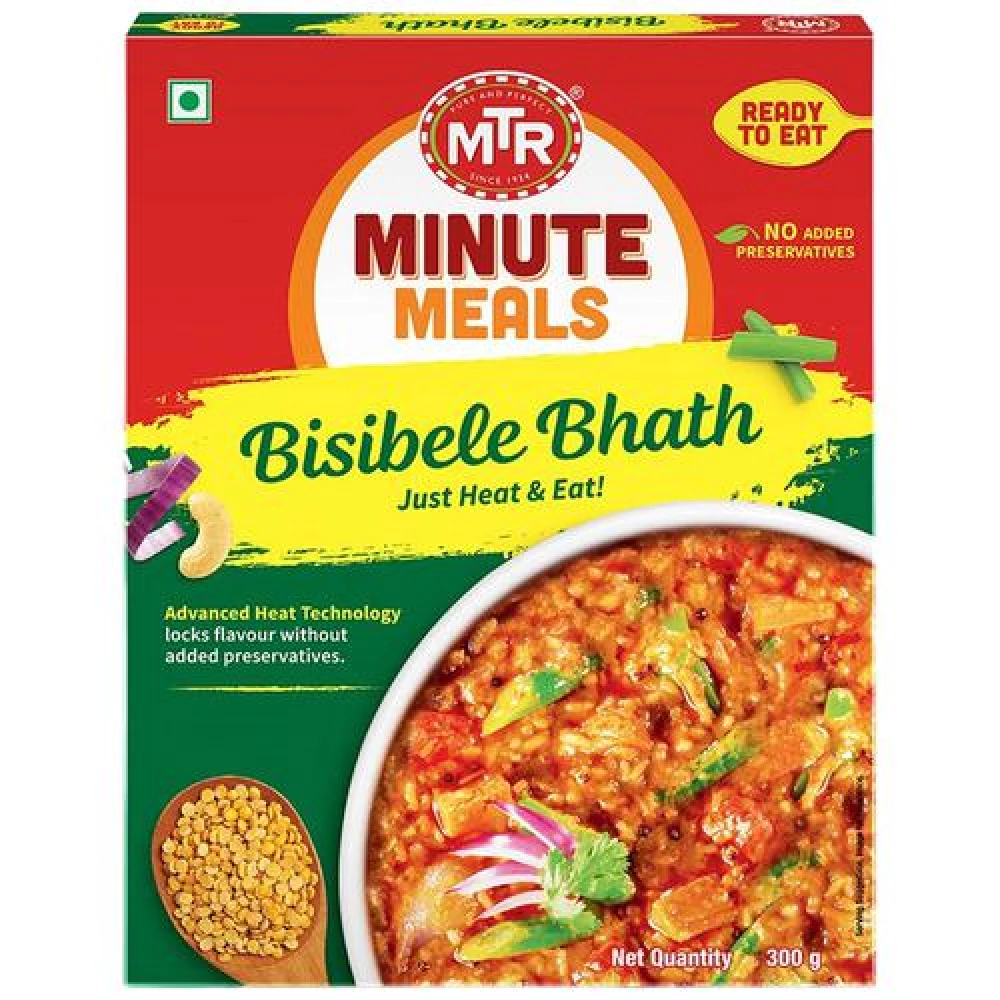 MTR Ready To Eat - Bisibele Bhath, 300 g Carton-1.webp